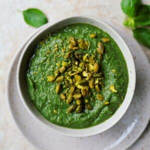 Eiwitrijke doperwtensoep vegan recept