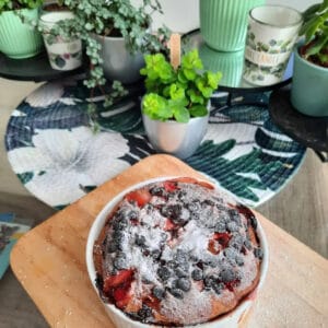 Eiwitrijk vanillevla taartje recept Live Puri