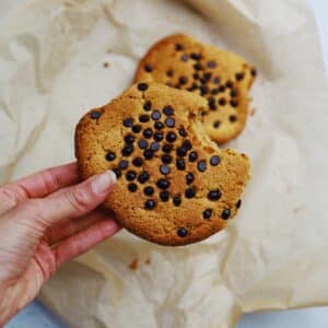 Eiwitrijke chocolate chip cookies