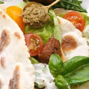 Eiwitrijke piadina zelf maken recept Live Puri