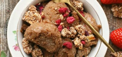 Gezond cappuccino ijs recept Live Puri