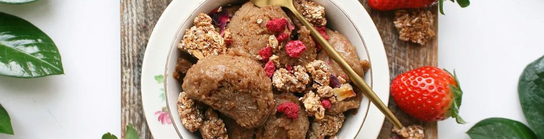 Gezond cappuccino ijs recept Live Puri