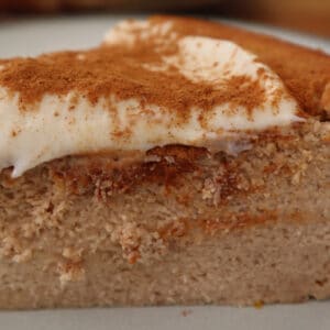 Koolhydraatarme cinnamon cheesecake