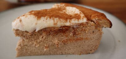 Koolhydraatarme cinnamon cheesecake