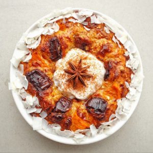 Live Puri Chai spiced sweet potato baked oats
