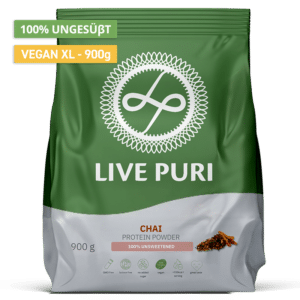 Live Puri Veganes Proteinpulver Chai ungesüßt XL DE