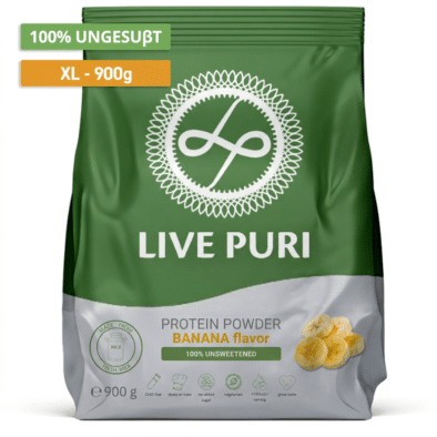 Proteinpulver Banane ungesüßt XL (900 g)