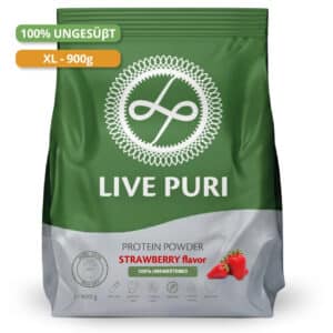 Live Puri eiwitpoeder Aardbei Ongezoet XL DE