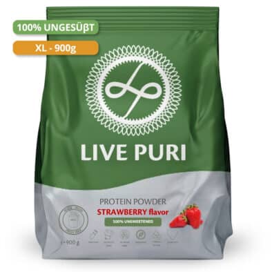 Live Puri eiwitpoeder Aardbei Ongezoet XL DE