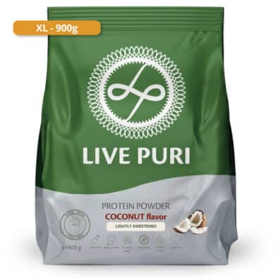 Live Puri eiwitpoeder Kokos Licht Gezoet XL