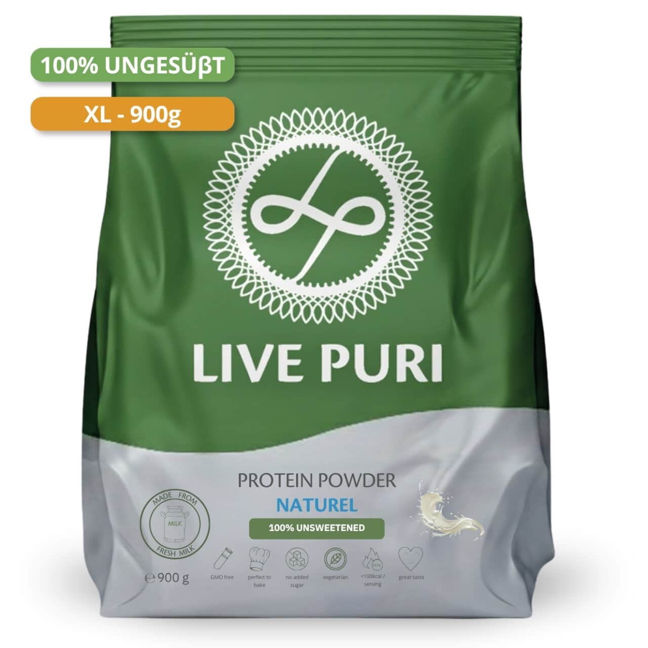 Live Puri eiwitpoeder Naturel Ongezoet XL DE