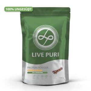 Live Puri vanille ongezoet eiwitpoeder 250g DE