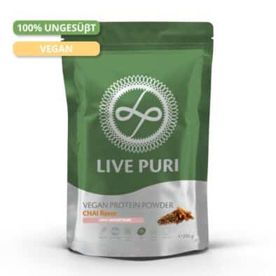 Live Puri vegan chai ongezoet eiwitpoeder 250g DE