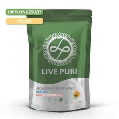 Live Puri vegan naturel ongezoet eiwitpoeder 250g DE