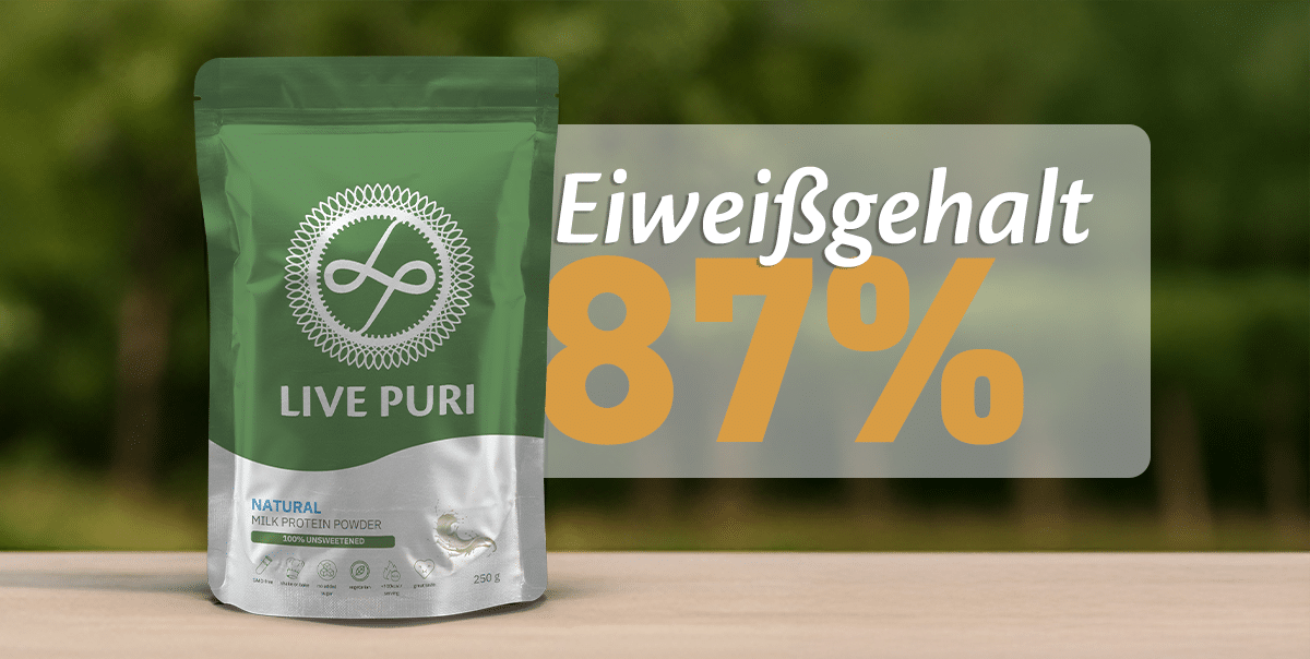 Live Puri - Eiweißpulver mit hohem Eiweißgehalt