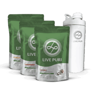 Live Puri Starter Pack Bundle Value Royal Deluxe Proteinpulver ungesüßt