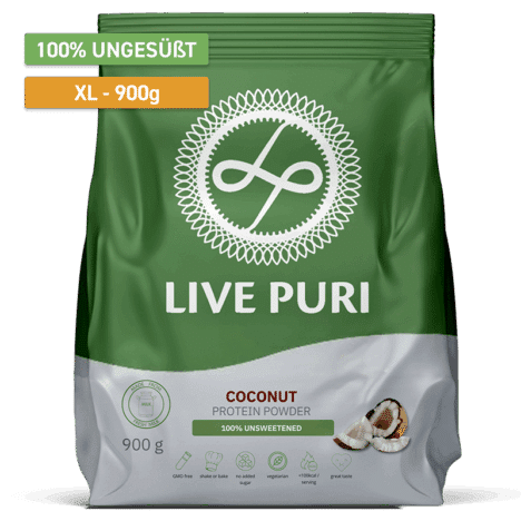 Proteinpulver Kokos ungesüßt XL (900 g)