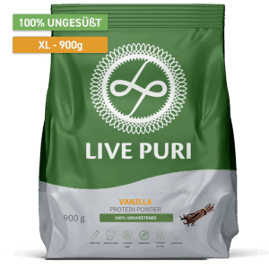 Proteinpulver Vanille ungesüßt XL (900 g)