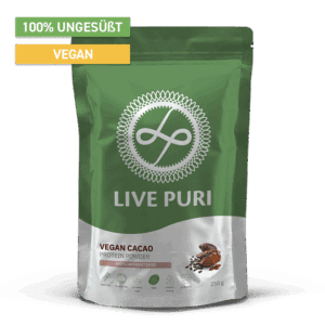 Veganes Proteinpulver Kakao ungesüßt (250 g)