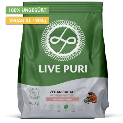 Veganes Proteinpulver Kakao ungesüßt XL (900 g)