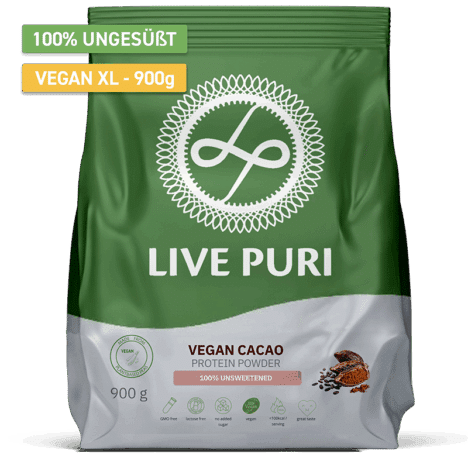 Veganes Proteinpulver Kakao ungesüßt XL (900 g)