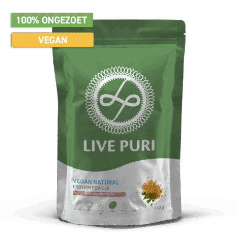 Vegan naturel eiwitpoeder Live Puri ongezoet