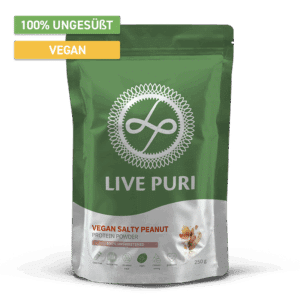 Veganes Proteinpulver Erdnussbutter ungesüßt (250 g)