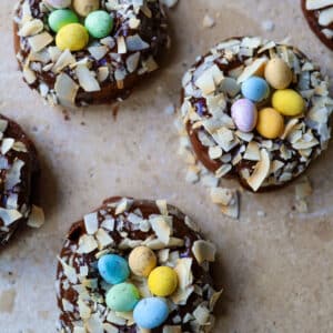 chocolade donutsnestjes recept