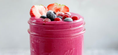 Red velvet cake smoothie