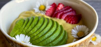 Smoothiebowl met zoete aardappel recept Live Puri