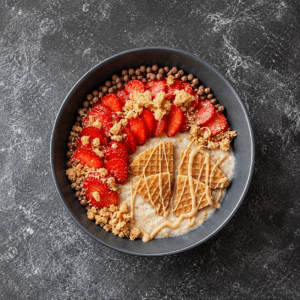 Salted Caramel Stroopwafel Protein Porridge