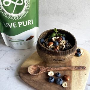 Verwarmde boekweitpudding